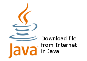Download file from Internet in Java