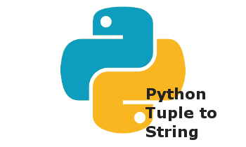 Python Tuple To String